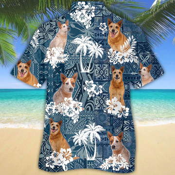 litzzy Red Heeler Hawaiian Shirt - Aloha shirt Hawaiian Hawaii Shirt For Summer Hawaii Shirt   