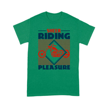 litzzy Sheer Riding Pleasure- Motorcycle T-Shirt | Made in US T-Shirt S Kelly 