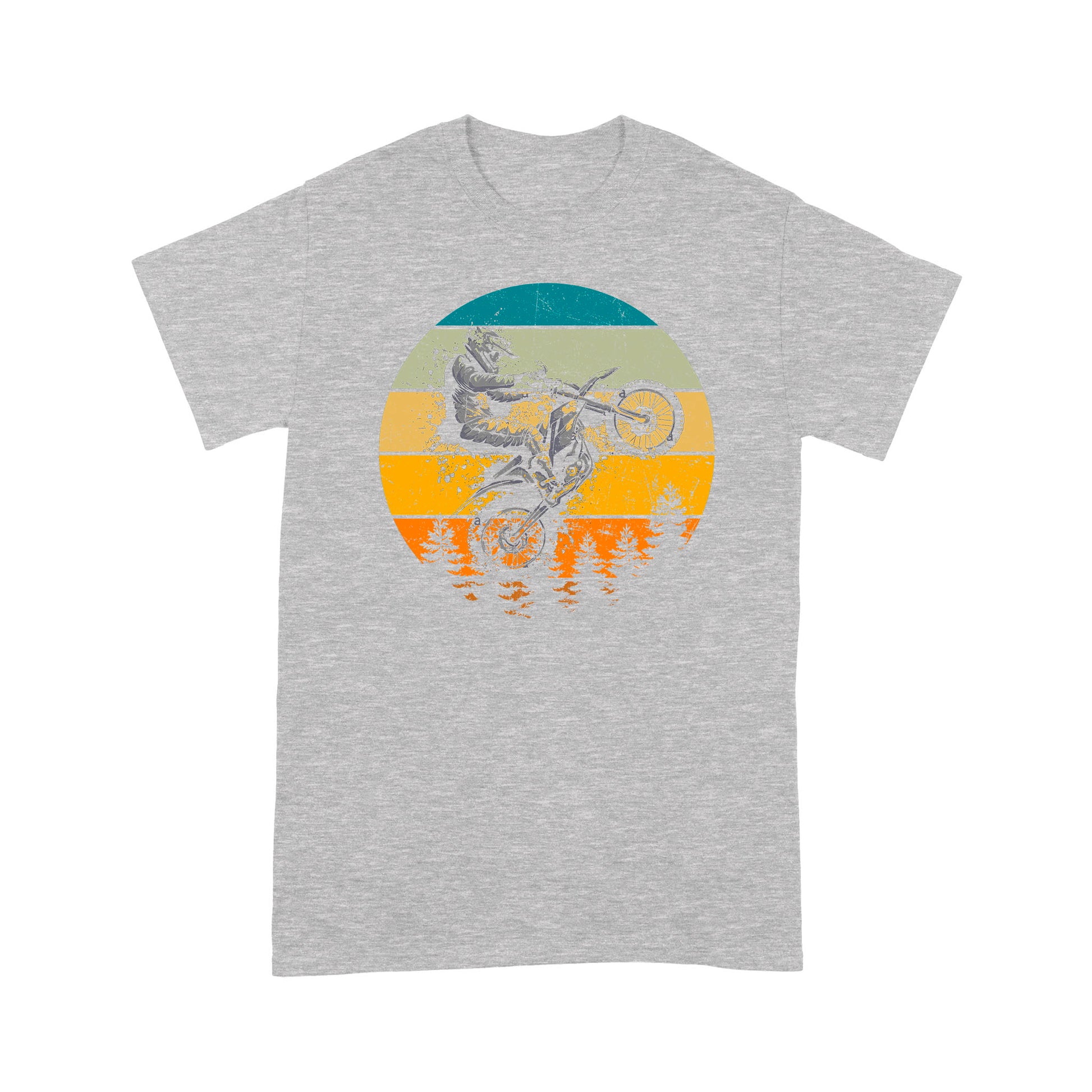 litzzy Motorcycle racing - Motorcycle T-Shirt | Made in US T-Shirt S Heather Grey 