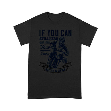litzzy If You Can Still Hear Your Fears, Shift A Gear - Motorcycle T-Shirt | Made in US T-Shirt S Black 