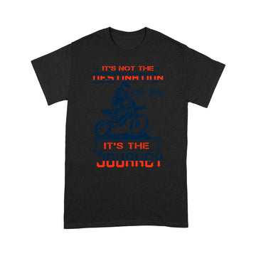 litzzy It's not the destination, it’s the journey-01 - Motorcycle T-Shirt | Made in US T-Shirt S Black 