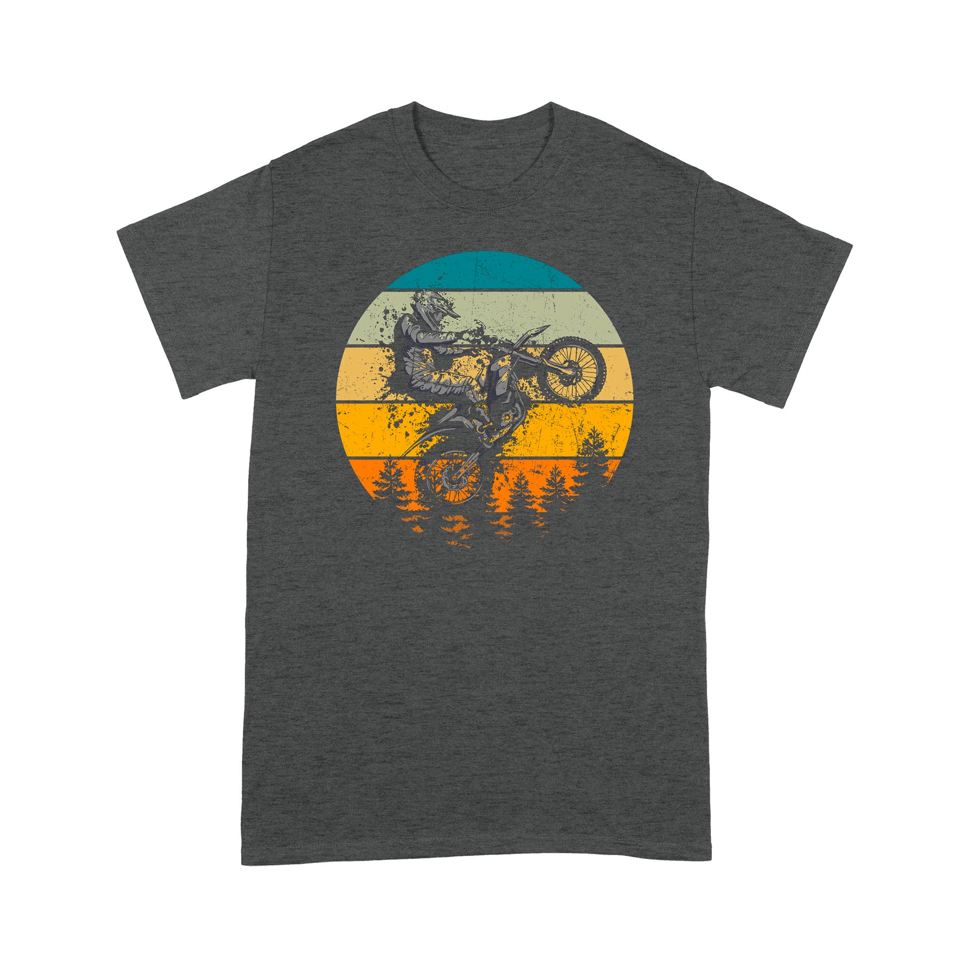 litzzy Motorcycle racing - Motorcycle T-Shirt | Made in US T-Shirt S Dark Heather Grey 