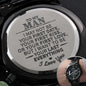 litzzy To My Man - I May Not Be Your First Date - Litzzy Engraved Premium Watch - Gift For Soulmate, Husband, Boyfriend Watches   