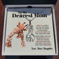 litzzy Litzzy Necklace To My Dearest Mom Stand Tall, mothers day gift,mother daughter jewelry, birthday gift Jewelry   