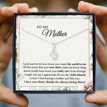 litzzy Litzzy Necklace To my Mother, You mean the world to me Mothers day Jewelry, Gifts set Jewelry Standard Box  
