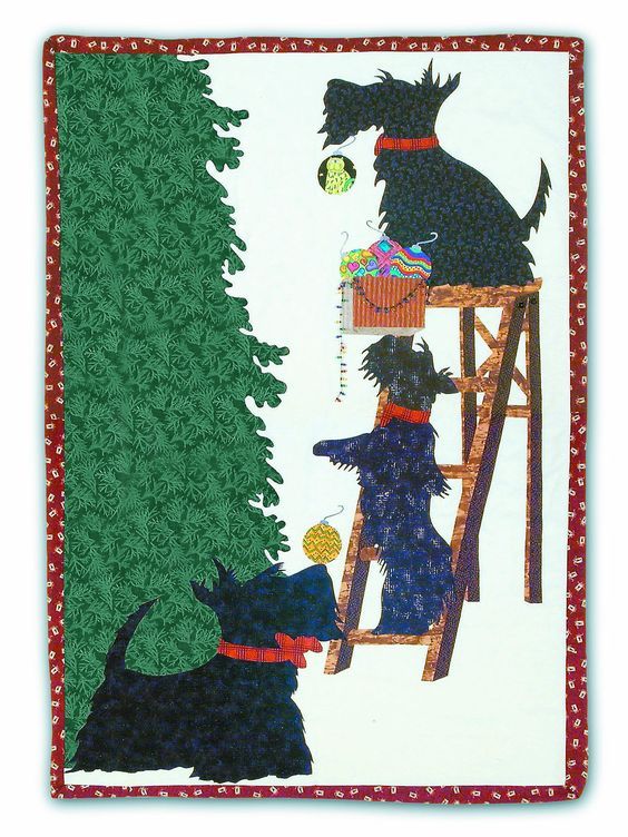 litzzy A Scottish Christmas CLT2510001H Fleece Blanket Quilt Blanket   