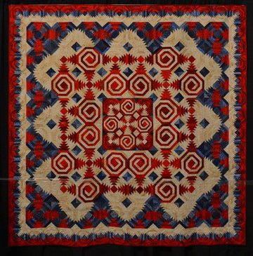 litzzy Abstract Christmas CLA25110013Q Fleece Blanket Quilt Blanket   