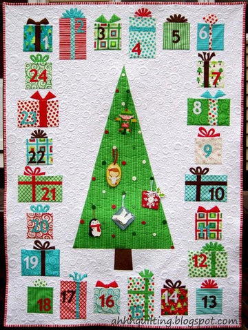 litzzy Advent Calendar Christmas CLA0211236Q Fleece Blanket Quilt Blanket   