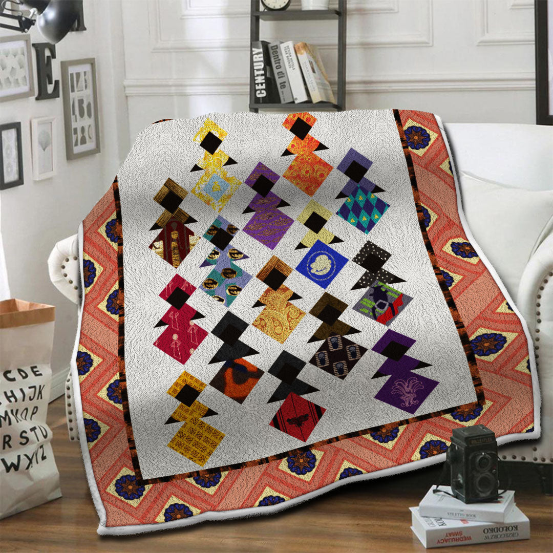 litzzy African Fleece Blanket HST19101602 Fleece Blanket   