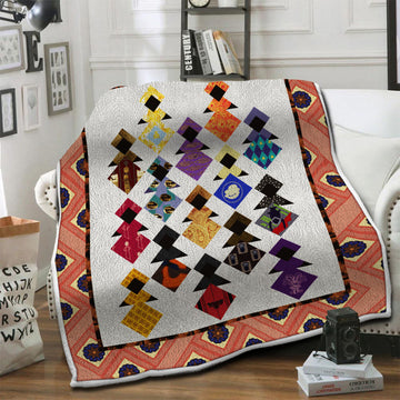litzzy African Fleece Blanket HST19101602 Fleece Blanket   