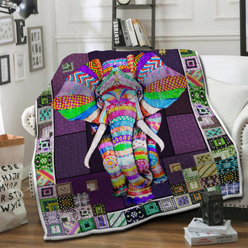 litzzy All Good Thing Are Wild And Free Fleece Blanket HST1910221 Fleece Blanket   