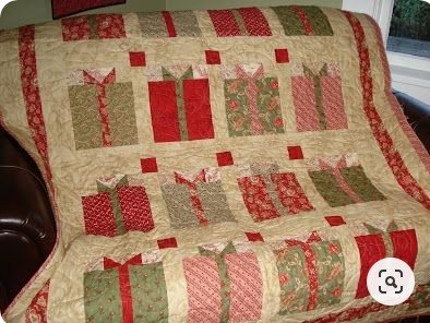 litzzy All Wrapped Up For Christmas CLA1810018Q Fleece Blanket Quilt Blanket   