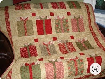 litzzy All Wrapped Up For Christmas CLA1810018Q Fleece Blanket Quilt Blanket   