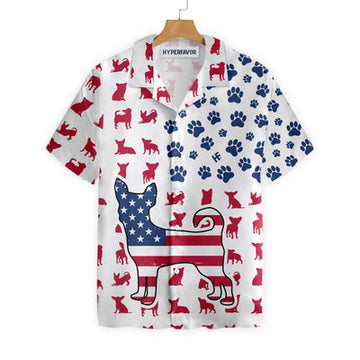 litzzy Chihuahua Hawaiian Shirt, Chihuahua American Flag Aloha Shirt For Men, Women - Perfect Gift For Chihuahua Lovers, dog hawaiian shirt Hawaii Shirt   