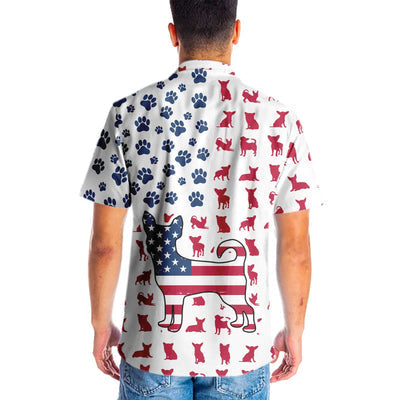 litzzy Chihuahua Hawaiian Shirt, Chihuahua American Flag Aloha Shirt For Men, Women - Perfect Gift For Chihuahua Lovers, dog hawaiian shirt Hawaii Shirt   