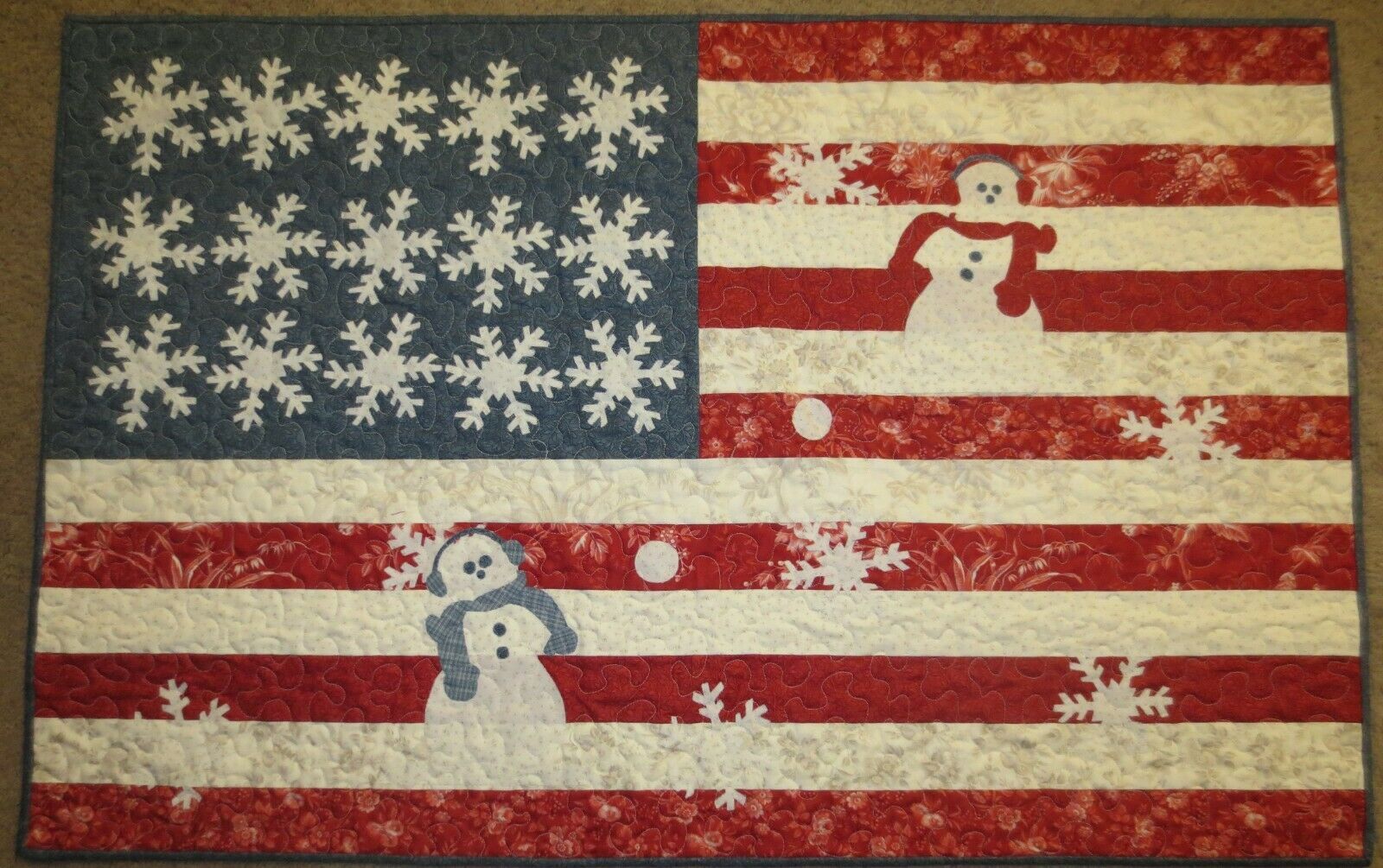 litzzy American Christmas CLM0912012Q Fleece Blanket Quilt Blanket   