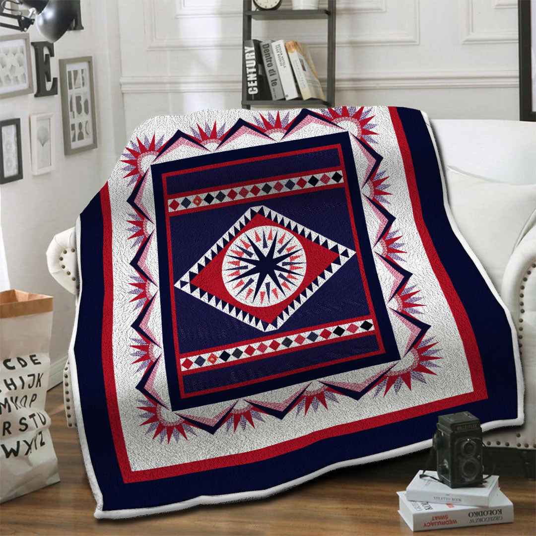litzzy Amish Fleece Blanket HST19101965 Fleece Blanket   