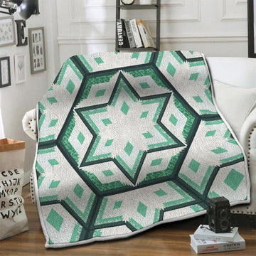 litzzy Amish Fleece Blanket HST19103549 Fleece Blanket   