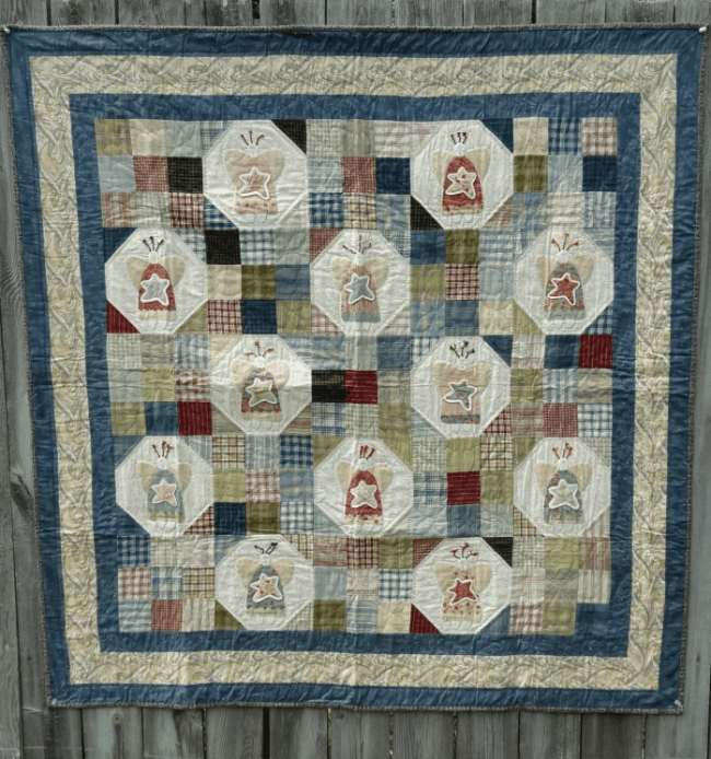 litzzy Angel Christmas CLM12120034 Fleece Blanket Quilt Blanket   