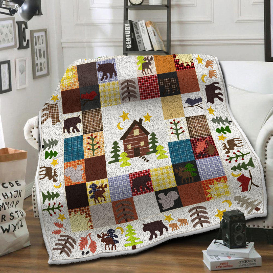 litzzy Animal Fleece Blanket HST19101419 Fleece Blanket   
