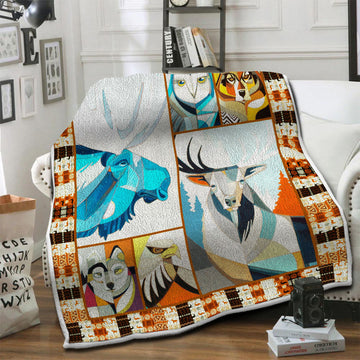 litzzy Animal Fleece Blanket HST19101420 Fleece Blanket   