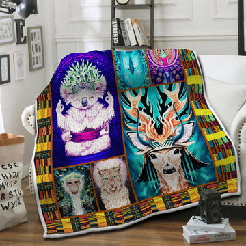 litzzy Animal Fleece Blanket HST19101422 Fleece Blanket   