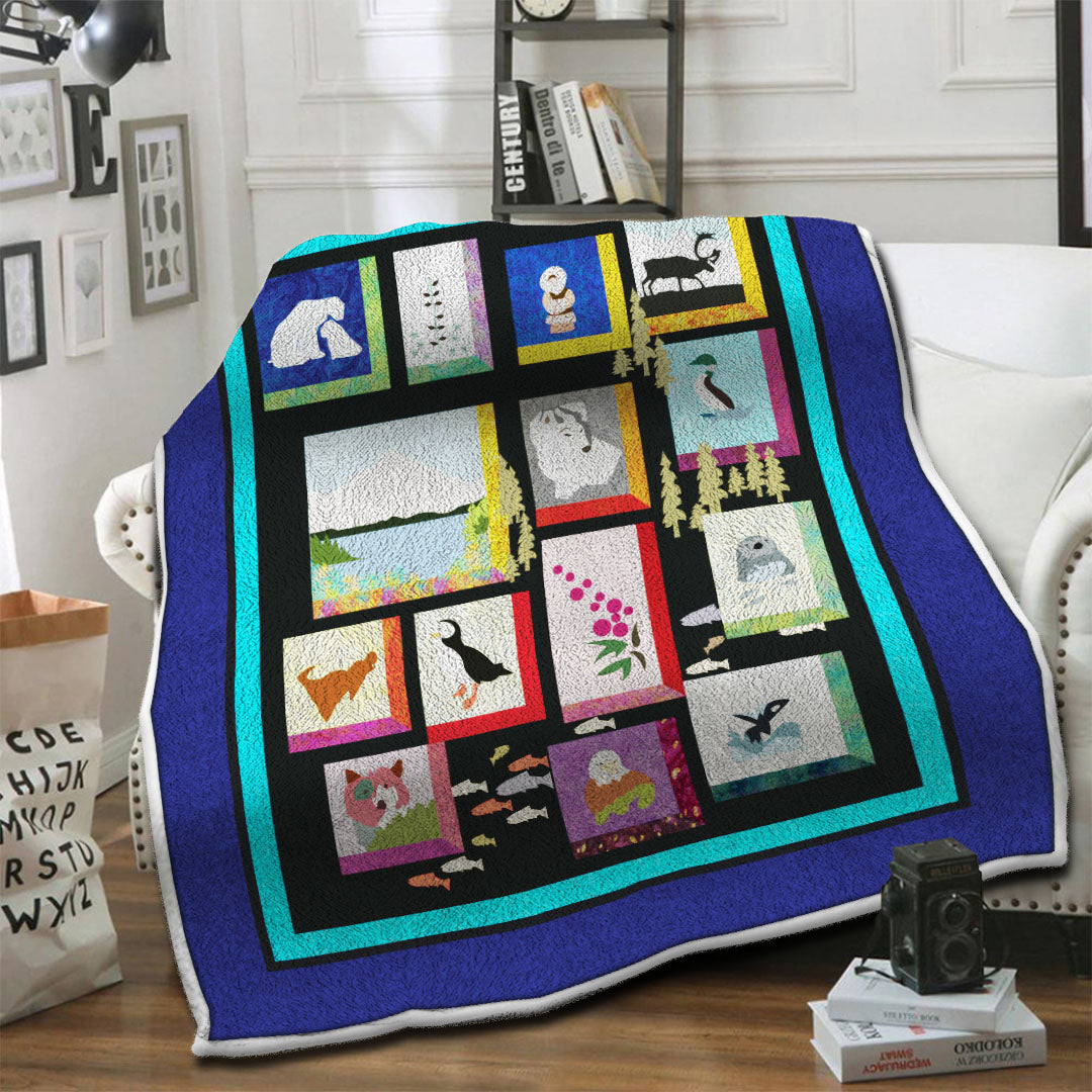 litzzy Animal Fleece Blanket HST19101606 Fleece Blanket   