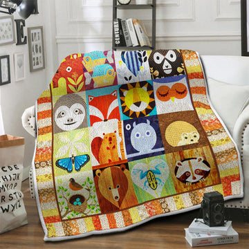 litzzy Animal Fleece Blanket HST1910223 Fleece Blanket   