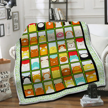 litzzy Animal Fleece Blanket HST19103553 Fleece Blanket   