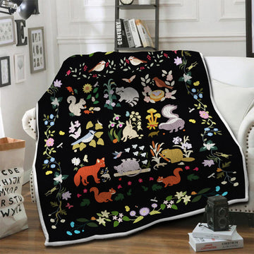 litzzy Animal Fleece Blanket HST19103557 Fleece Blanket   