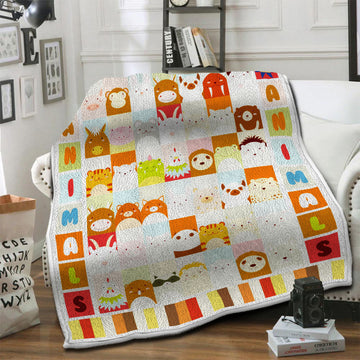 litzzy Animal Fleece Blanket HST1910506 Fleece Blanket   