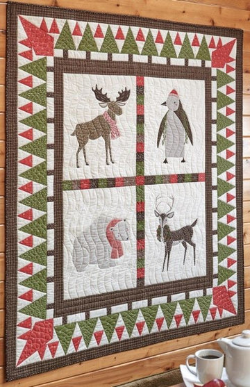 litzzy Animal Carols Christmas CLT0211006H Fleece Blanket Quilt Blanket   