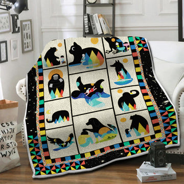 litzzy Animals Fleece Blanket LML241004TD Fleece Blanket   