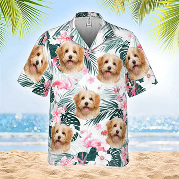 litzzy Custom Summer Vibe Hawaiian Shirt, Personalized Hawaiian Shirts, Custom Photo Hawaiian Shirt Hawaii Shirt   