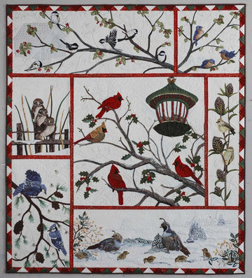litzzy Audubon Christmas CLA2110010Q Fleece Blanket Quilt Blanket   