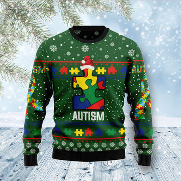 litzzy Autism D1011 Ugly Christmas Sweater -  Best Gift For Christmas, Noel Malalan - Christmas Signature sweater   