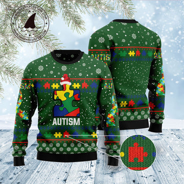 litzzy Autism D1011 Ugly Christmas Sweater -  Best Gift For Christmas, Noel Malalan - Christmas Signature sweater   