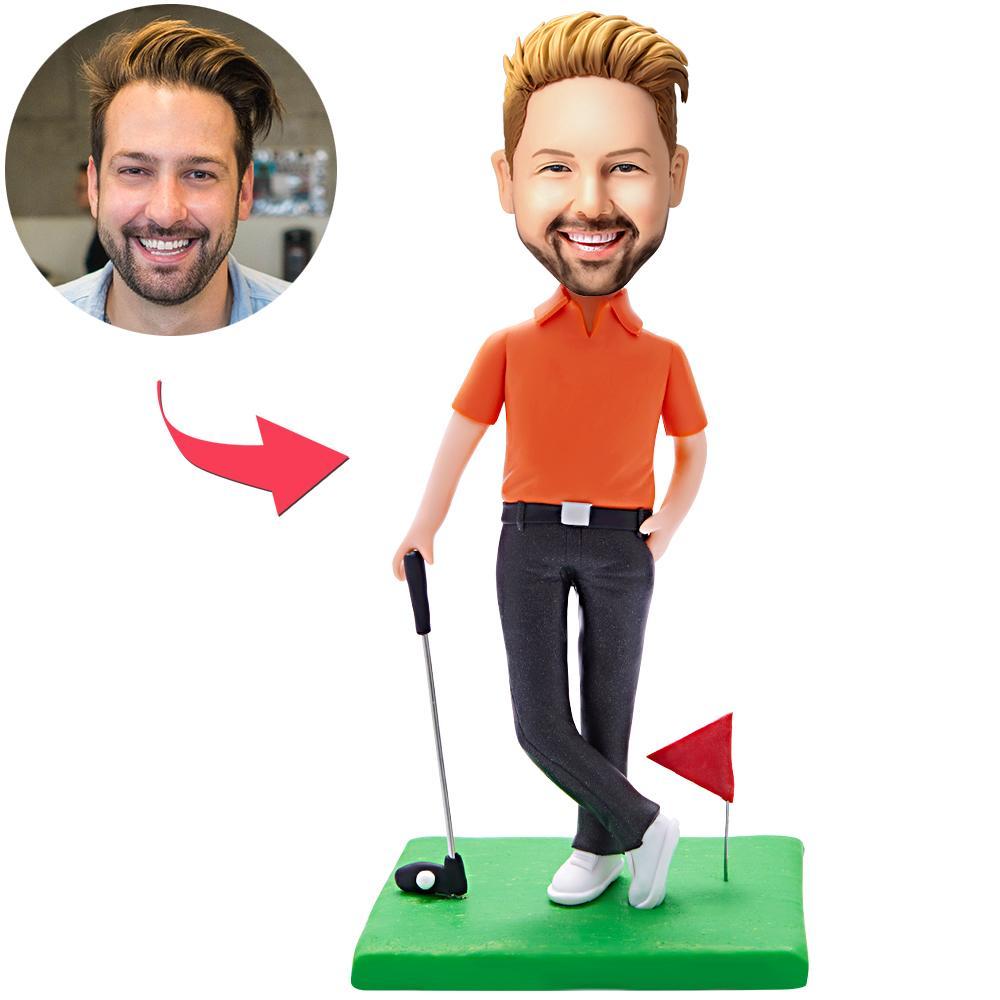 litzzy Custom Bobblehead Golf Course Man Bobble Heads bobblehead 15cm(about 6in) Stationary Head 