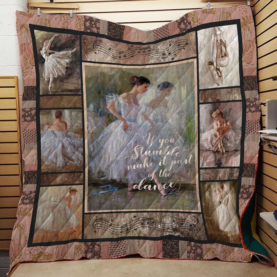 litzzy Ballet If You Stumble Fleece Blanket Christmas Christmas Gifts Merry Christmas Holiday Gifts Gift Dhc03011339Dd Quilt Blanket   