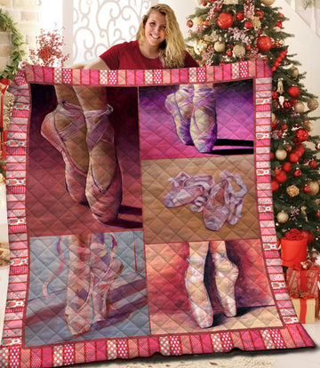 litzzy Ballet Fleece Blanket HST19101442 Quilt Blanket   