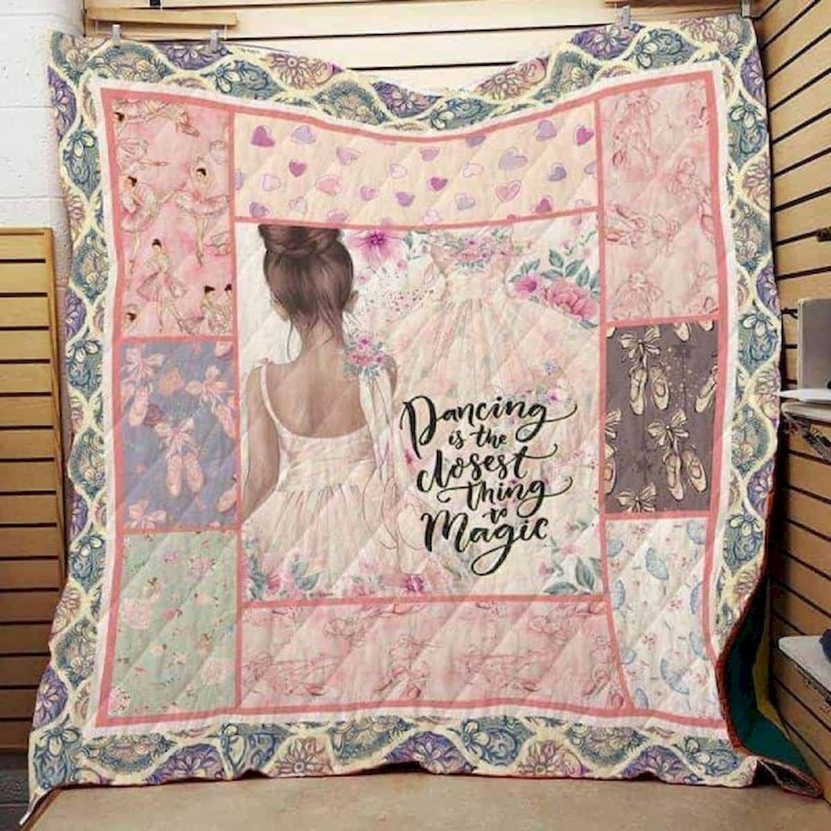 litzzy Ballet Set Up Your Life Fleece Blanket Christmas Christmas Gifts Merry Christmas Holiday Gifts Gift Dhc03011755Dd Quilt Blanket   