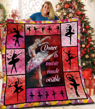 litzzy Ballet HQT1610389 Fleece Blanket Quilt Blanket   