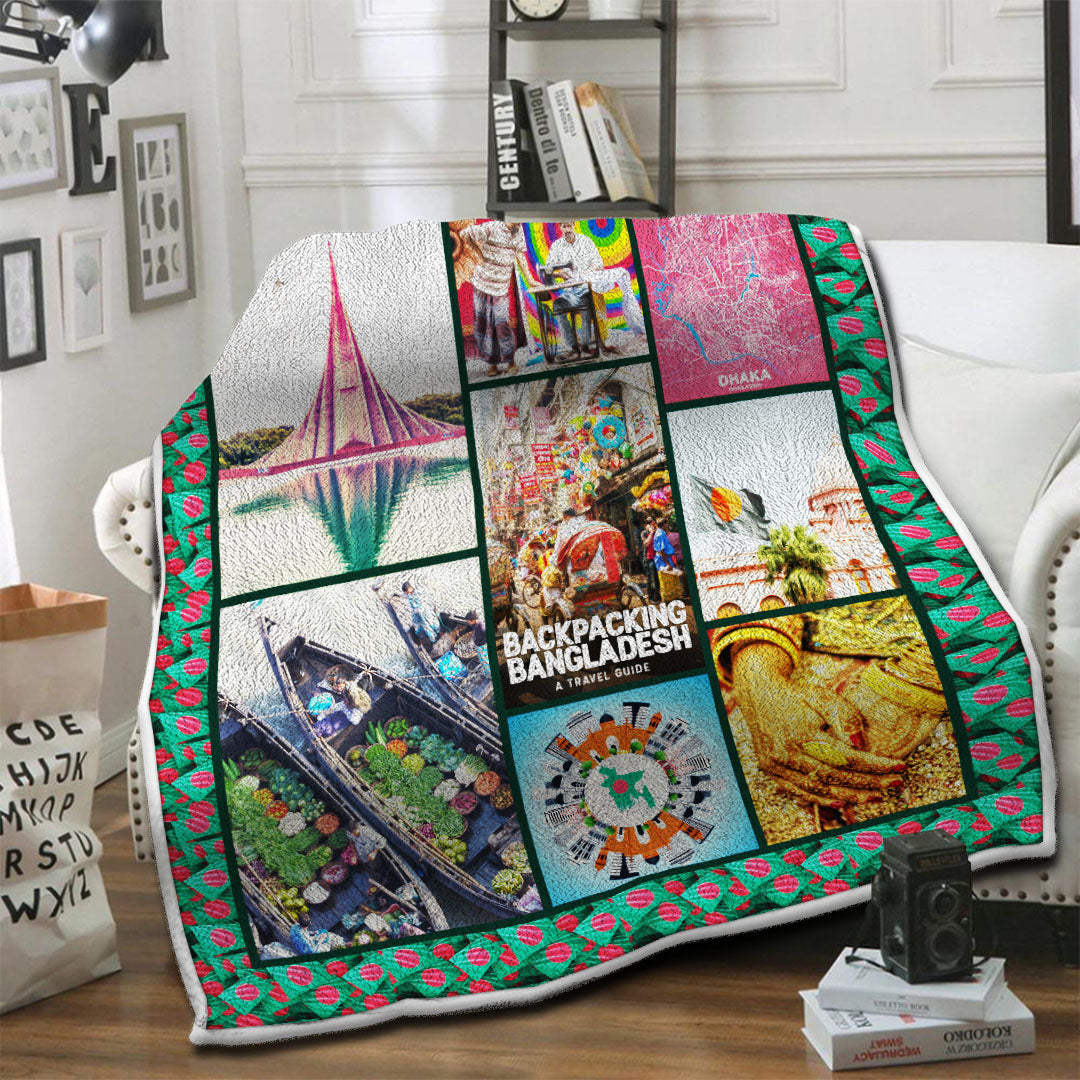 litzzy Bangladesh Fleece Blanket HST19102617 Fleece Blanket   