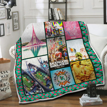 litzzy Bangladesh Fleece Blanket HST19102617 Fleece Blanket   
