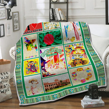 litzzy Bangladesh Fleece Blanket HST19102620 Fleece Blanket   