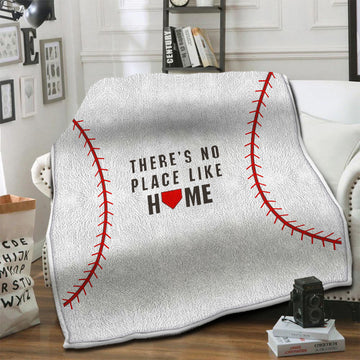 litzzy Baseball Fleece Blanket HST19103569 Fleece Blanket   