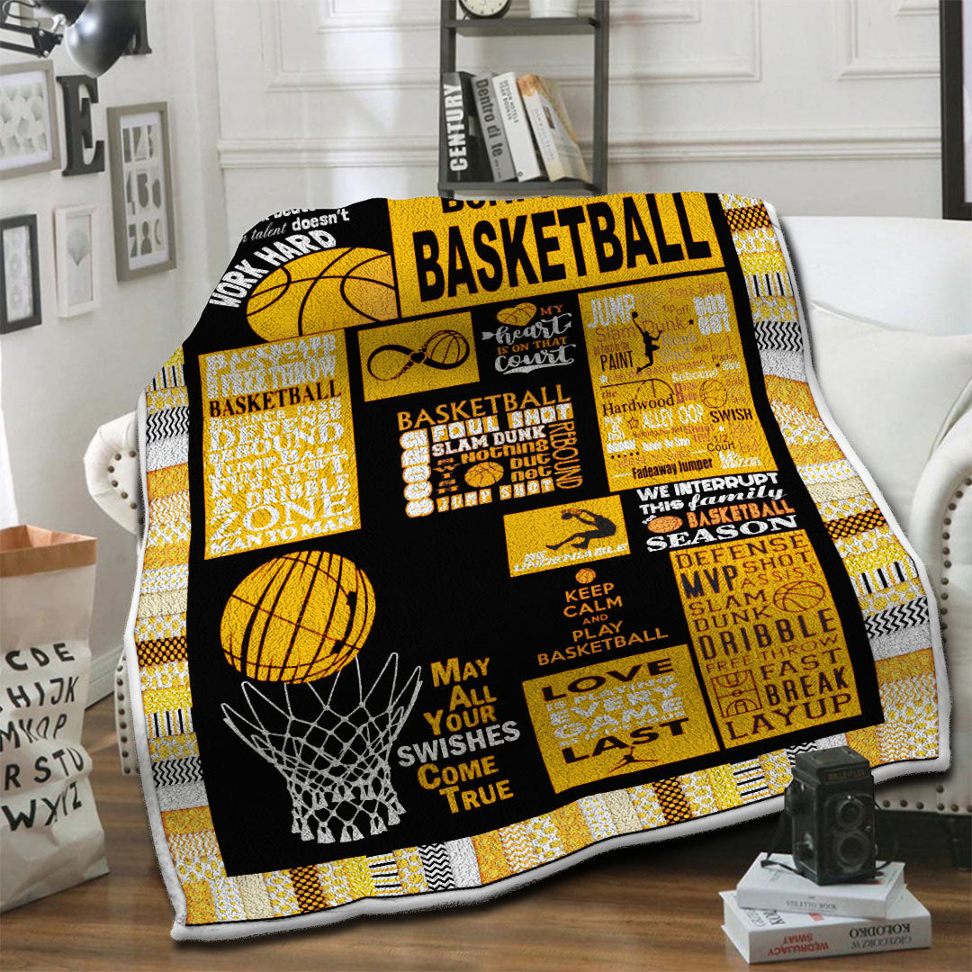 litzzy Baseball HQT1610408 Fleece Blanket Fleece Blanket   
