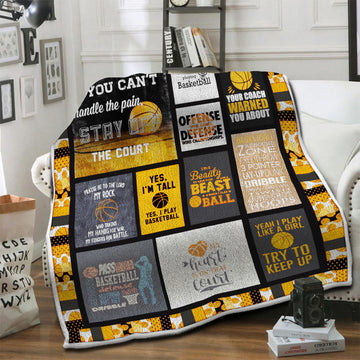 litzzy Baseball HQT1610409 Fleece Blanket Fleece Blanket   