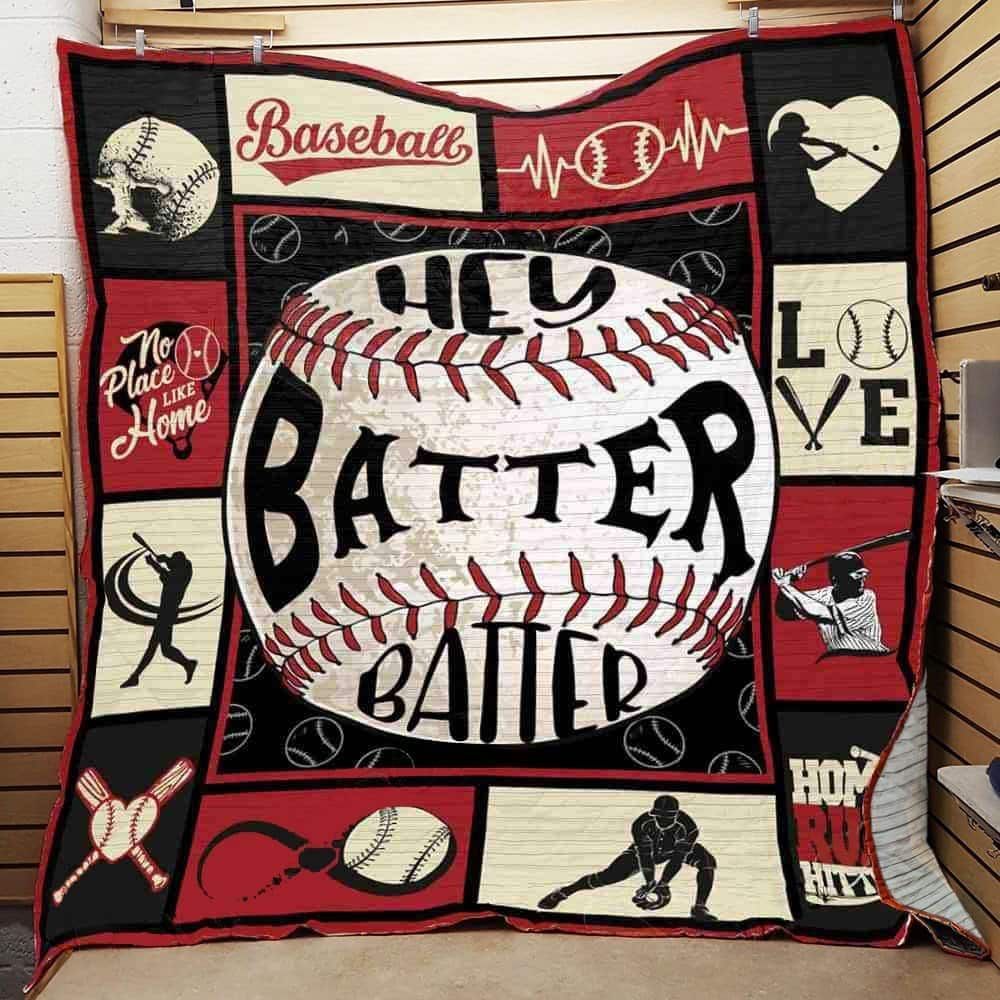 litzzy Baseball Hey Batter Fleece Blanket Christmas Christmas Gifts Merry Christmas Holiday Gifts Gift Dhc03011176Dd Quilt Blanket   