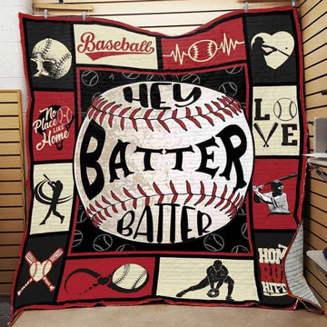 litzzy Baseball Hey Batter Fleece Blanket Christmas Christmas Gifts Merry Christmas Holiday Gifts Gift Dhc03011176Dd Quilt Blanket   